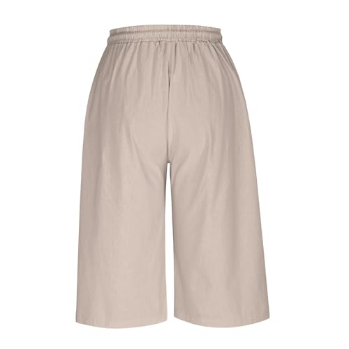 Womens Linen Pants Beach Pants Linen Pants for Women Summer Hight Waisted Womens with Pockets Pant Suits Casual Plus3