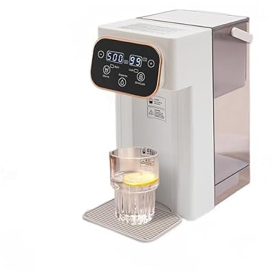 Treliamd Instant Hot Water Dispenser Filter, Electric Hot Water Kettle Countertop Water Filter System, 12 Temperatures & 8 Volume Settings, Safety Lock, Hot Water Boiler Warmer for Home, Baby, Office