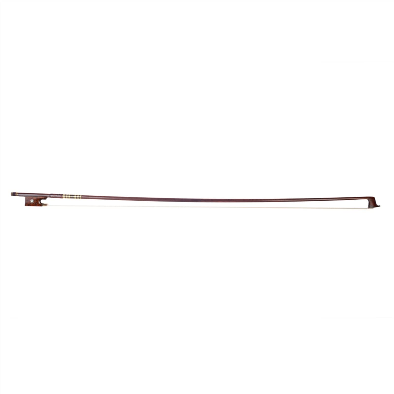 Archetto violino 4/4 Pernambuco Arco Per Violino Arco A Bastone Rotondo Con Rana In Legno Di Serpente Crine Di Mogolia Bianco