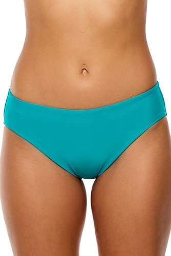 Next by Athena Women's Good SHORESIDE Karma Midrise Retro Bikini Swim Bottom, Island, L