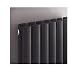 Produktbild Design Paneelheizkörper zweilagig Forte Duo anthrazit - Vertikal Heizwand Heizkörper Badheizkörper (H 1800 mm x B 468 mm)