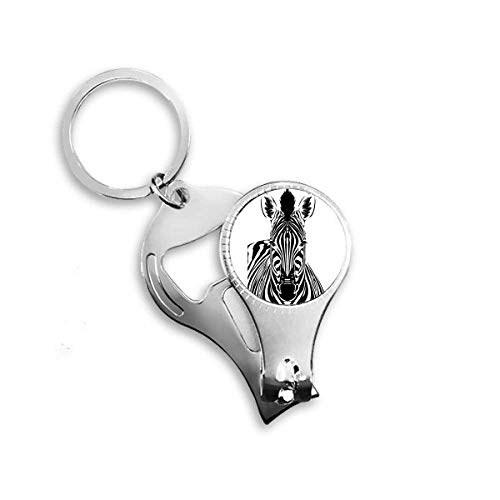 Pince à ongles simple coupe-ongles de poche décapsuleur porte-clés