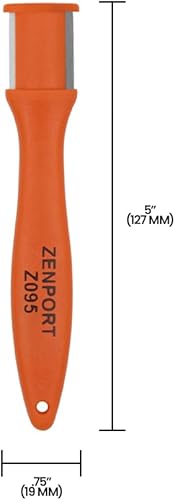 Miniatura 4 de Zenport Z095 Sacapuntas de carburo de tungsteno para podadoras y cuchillos, naranja