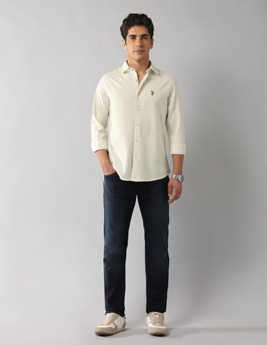 Image of U.S. Polo Assn. Denim Co. Apparel Solid Regular Fit Shirt