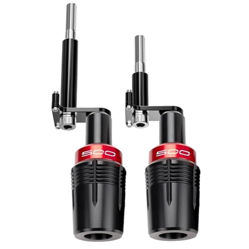 �I�[�g�o�C �ɓK�� Ninja 500 500SE Ninja500 Z500 2024 2025 �I�[�g�o�C�t���[���X���C�_�[ �N���b�V���p�b�h �����ی� �r�C�X���C�_�[(Frame Sliders-Red)