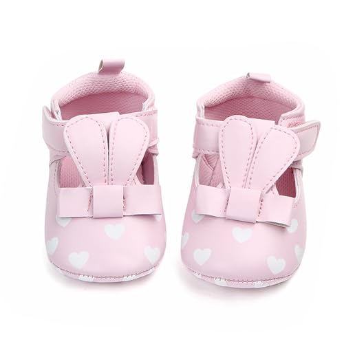 Infant Baby Girls Mary Jane Shoes Non-Slip Soft Sole Shoes Bowknot Flat Shoes Toddler Wedding Dress Shoes2