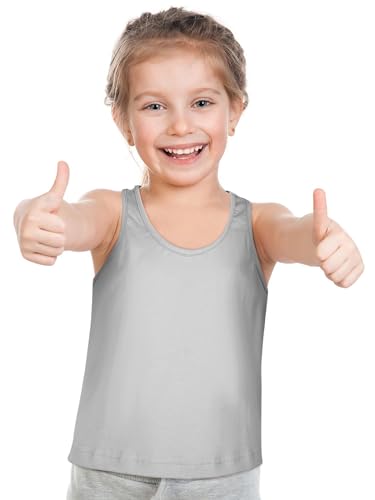 Image of Bencailor 3 Pcs Girls Dance Tank Top Racerback Crop Tank Top Sleeveless Girls Tops Vests for Children