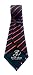 Scott Allan Collection Pencil Stripe Ties for Men - Woven Necktie - Black w/Red