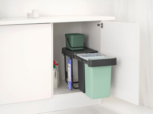 Caneca de basura integrada Brabantia 2 x 4 gal miniatura 6