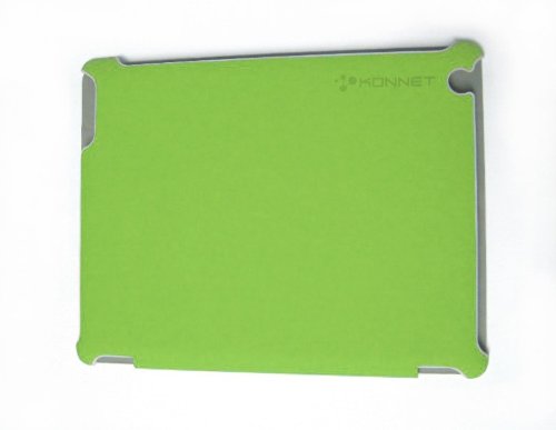 Konnet Execase Hard Case / Shell With Smart Cover For The New Ipad / Ipad 2 (Green) - Special Promo #TOP3