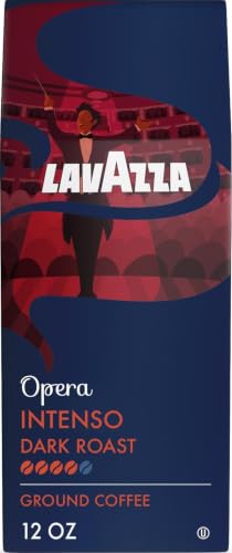 Lavazza Opera Intenso Ground Coffee 12oz Bag, Dark...