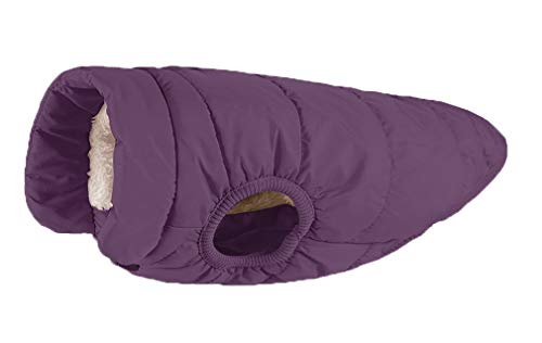 Sunnykud Manteau pour Chien d'hiver Rembourré Veste sans Manche Vêtement d'hiver Gilet Coupe-Vent avec Harnais Trou Pull pour Petit Moyen Grand Chien Cover