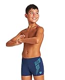 ARENA Jungen B Streak Jr Short Swim Trunks, Navy-martinica, 164 EU