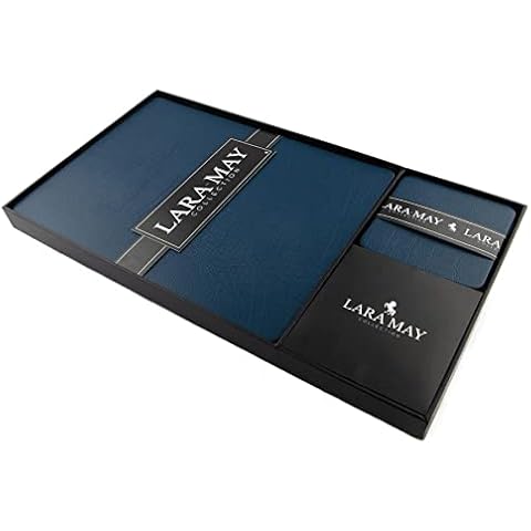 Set of 8 Royal Blue Leather Placemats Cover
