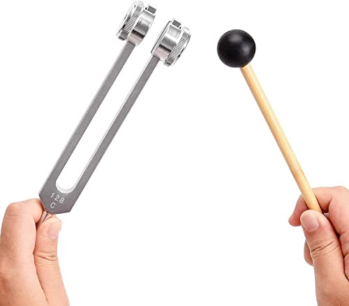 128 Hz Tuning Fork Medical Weighted Biosonics Tuning Forks For Healing 128 Hertz Sonic Slider Diapason Medical Tuning Fork C128 F Sharp Tuning Fork 128Hz #TOP2