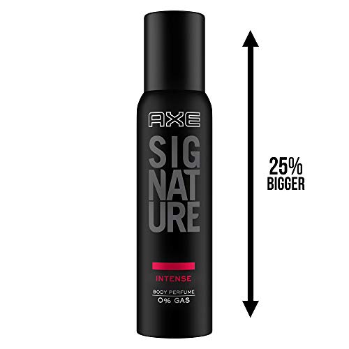 AXE Signature Dark Temptation Body Perfume for Men, 154 ml And Signature Body Perfume, Intense, 154ml