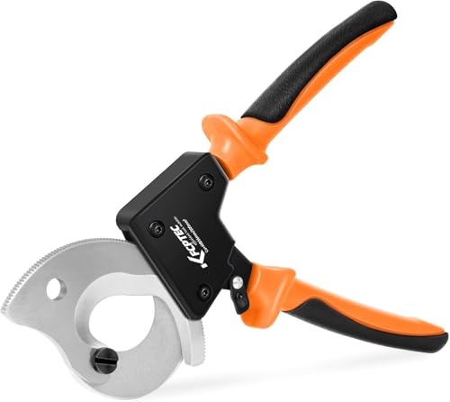 KF CPTEC Ratschen-Kabelschneider für Aluminium- und Kupferkabel...