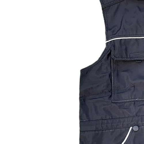 Folpus Hundetrainingsweste für Hundeführer, Tierbesitzer, Trainerjacke, Taillenkordelzug, professionelle Angelweste mit Taschen, wasserdicht, XL