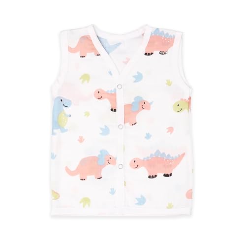 Kidbea® Newborn Baby Unisex Jhabla | 100% Cotton Muslin | Soft & Cozy Summer Wear for Boys & Girls | Multiple Prints for Infant