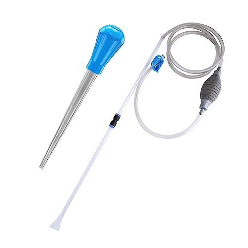 SEWOART Mini Aquarium Water Changer Fish Tank Easy Assembly Clean Sturdy Plastic Betta Fish Tank Accessories Random Color