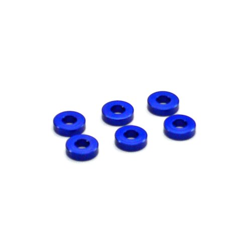 Aluminum Color (3x7x2 / Blue / 6Pcs) W0144