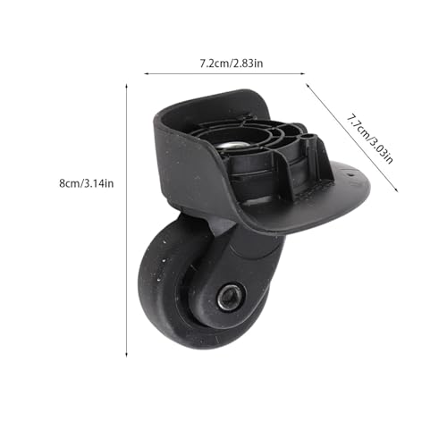 Luggage Replacement Wheels,1 Pair Travel Suitcase Caster Repair Kits with Screw Luggage Wheels for Most Suitcase Repair Outdoor Supplies (S(283 X 180mm / 11.14 X 7.09in))4