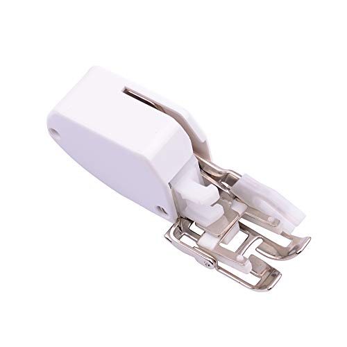 kosingna Household Sewing Machine Parts Presser Foot 1Pcs with Adjustable Quilt Guide(left and right) Side Cutter Overlock Presser Foot 7MM Press Feet for Low-Shank Singer Janome Brother