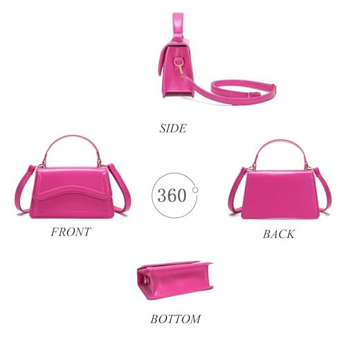 Image of SHUIANGRAN Stylish and Simple Crossbody Bag Small Square bag Purses for Women Satchel Shoulder bag Bag Purse