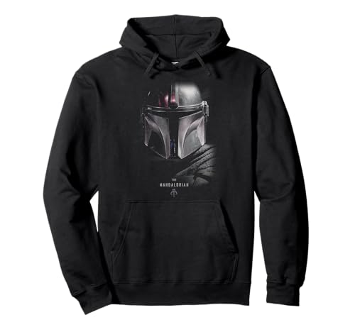 Star Wars The Mandalorian Big Face Poster Sudadera con Capucha
