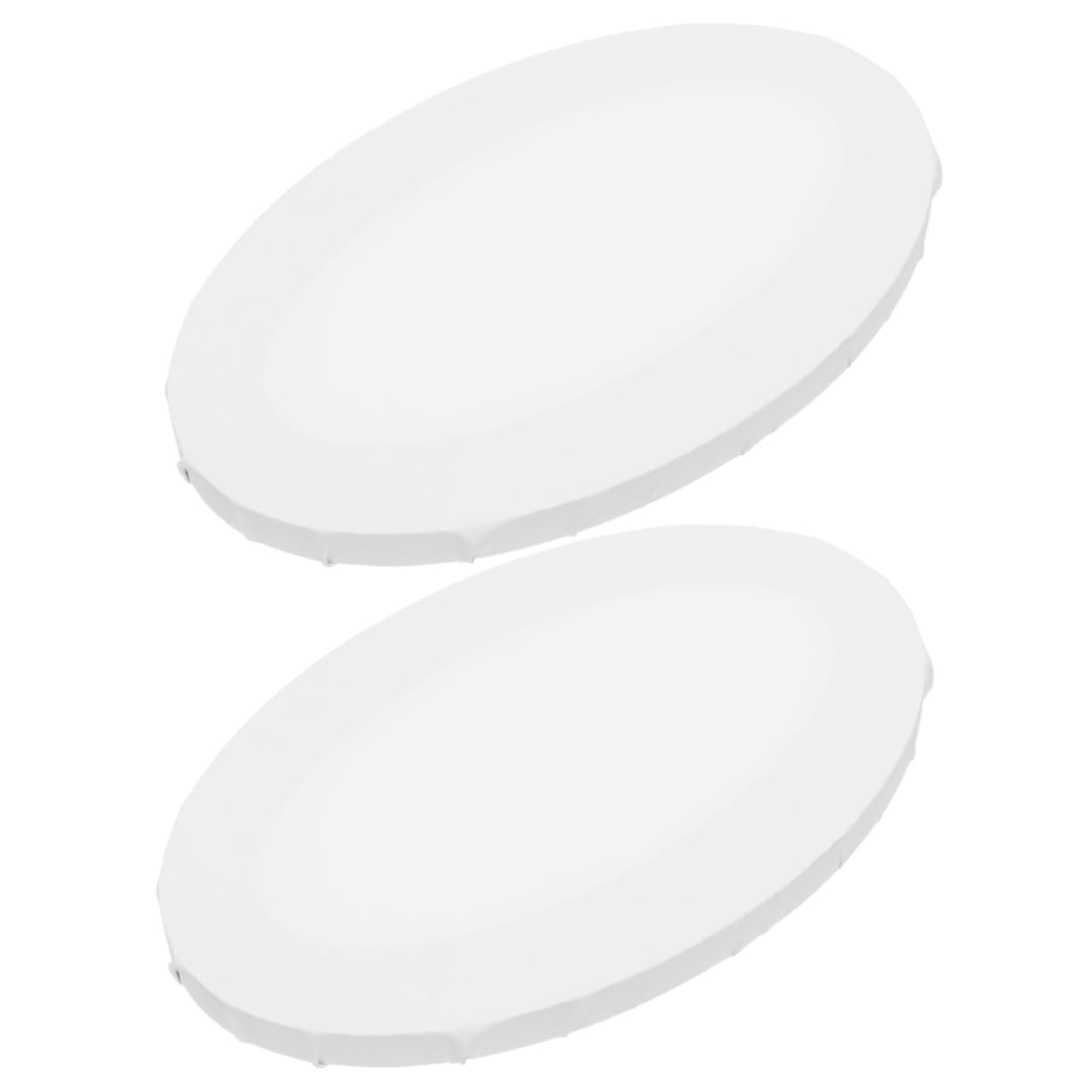Toiles à Peindre Ovales Stable et Permanent Cadre Créatif Lot de 2 en Coton pour Peinture DIY et Artistes Étudiants