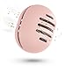 Fauxomor Custodia Spugna per Trucco Doppia Faccia Traspirante per Viaggio,Porta Spugna in Silicone per Beauty Blender per Tutte le Spugne,Riutilizzabile e Igienica Facile da Trasportare,Rosa B immagine