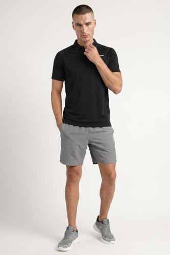 Image of Reebok Men's Polyester Blend Training Shorts - Durable Breathable Gym Shorts for Men | Sports Shorts for Men | Workout Fitness Shorts - Non-Restrictive with Pockets