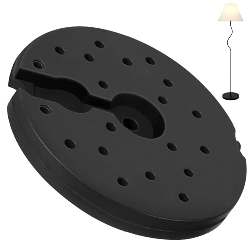 Plastic Table Lamp Round Base Weight Replacement For Home Bedroom Living Room