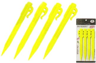 キャプテンスタッグ PC.フックぺグ23cm4本組 M-9724