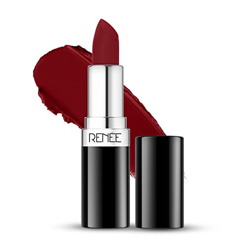 Image of RENEE Stunner Matte Lipstick - Free Spirit 4gm - Intense Color Pay Off, Full Coverage Long Lasting Weightless Velvety Formula With One Swipe Application - Enriched With Vitamin E & Hyaluronic Acid