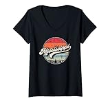 Photo Gallery donna retro mississippi home state ms cool anni 70 stile tramonto maglietta con collo a v Photo Gallery donna retro mississippi home state ms cool anni 70 stile tramonto maglietta con collo a v