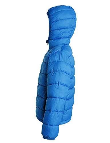 Image of Hooded Puffer Jackets for Boys and Girls - Lightweight and Packable - Autumn and Winter Coat, Warm and Comfy