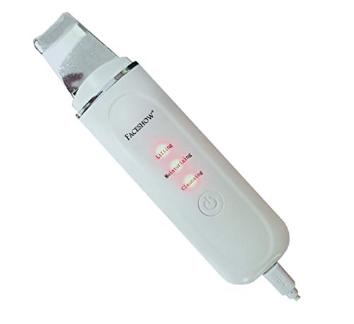 Image of Facial Skin Scrubber 3-in-1 Ultrasonic Deep Cleansing Facial Spatula, Portable Face Cleaner for Pores Blackhead Acne, Facial Lifting Tool with USB Fast Charging