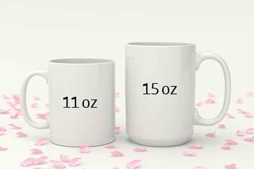 Taza de cerámica blanca personalizada 11 onzas miniatura 3