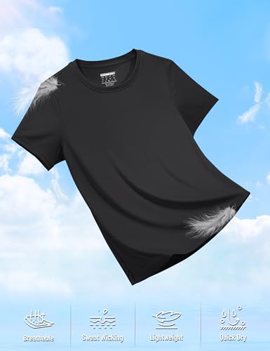 TACVASEN Short Sleeve Shirts for Women Athletic Workout Tops UPF 50+ Sun Protection Quick Dry Running T-Shirts3