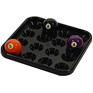 JBB Plastic Pool Ball Tray in Black Color