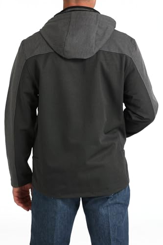 Cinch Men's Black Hooded Softshell Jacket3