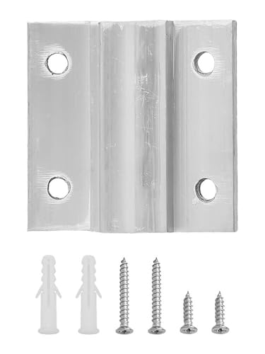 Image of Cleat Picture Hanger 6 Pcs Picture Hangers Z Clamps for Hanging Interlocking Photo Frame Hooks Aluminum for Pictures Hangers Hardware Accessories