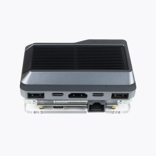 Image of Khadas Edge2 Station Extension Board for Edge2 Single Board Computer with 10 /100M Ethernet Port, USB-C Port, 3.5mm Headphone Jack, UART for Debugging and External Audio DAC