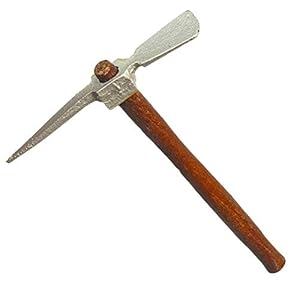 Town Square Miniatures Poppenhuis Pick Axe Hak Gereedschap Miniatuur Puntige Hak Tuinhuis 1:12 Accessoires