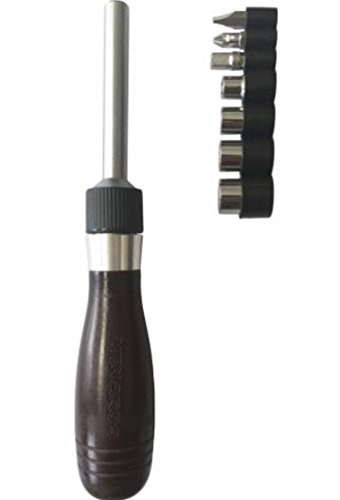 Set de herramientas múltiples con mango de madera miniatura 1