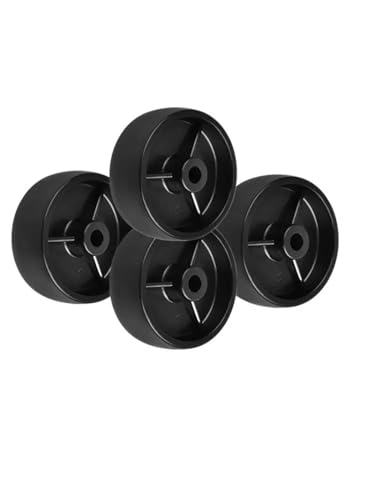 Roulettes en PP noir de 40mm pour éviter les rayures sur le sol