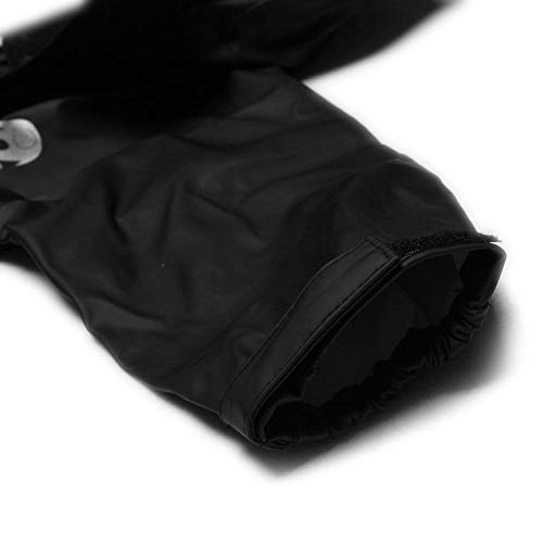 CeLaVi Baby - Jungen CeLaVi zweiteiliger Regenanzug in vielen Farben Regenjacke,,per pack Schwarz (Schwarz 106),(Herstellergröße:80)