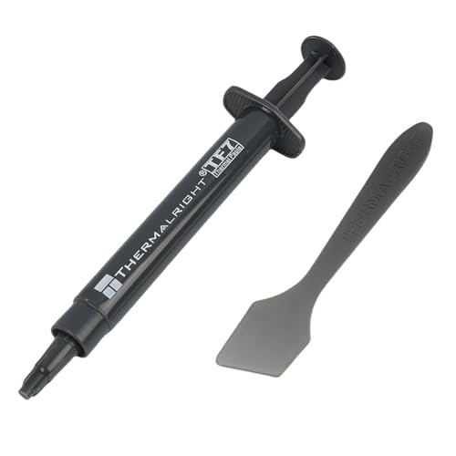 Pasta Térmica TF8 de Alto Rendimiento 13,8 W/MK, Compuesta por Micropartículas de Carbono, No Conductora,para CPU y GPU, Compatible con Todos los Sistemas de Enfriamiento, 2g con Aplicador Incluido