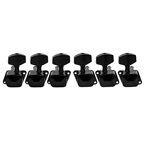 Musiclily 3L3R Semi-Sellado Clavijas de Afinación de Guitarra Clavijero de Repuesto para Guitarra...